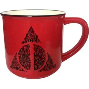 Red Deathly Hallows Mug