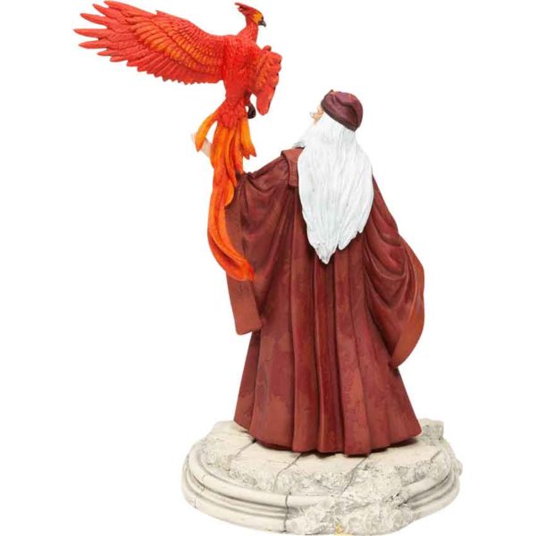 Dumbledore with Fawkes Figurine