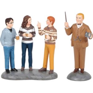 Professor Slughorn and Trio - Harry Potter Village by Department 56