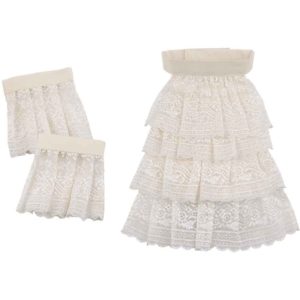 Victorian Lace Jabot and Wristcuffs