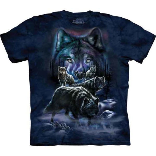 Northern Lights Wolf Pack T-Shirt