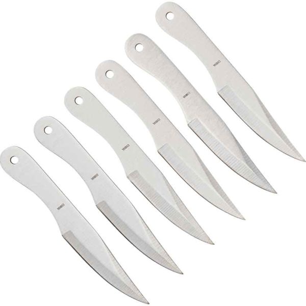 Set of 6 Jack Ripper Throwing Knives - 5.5 Inches