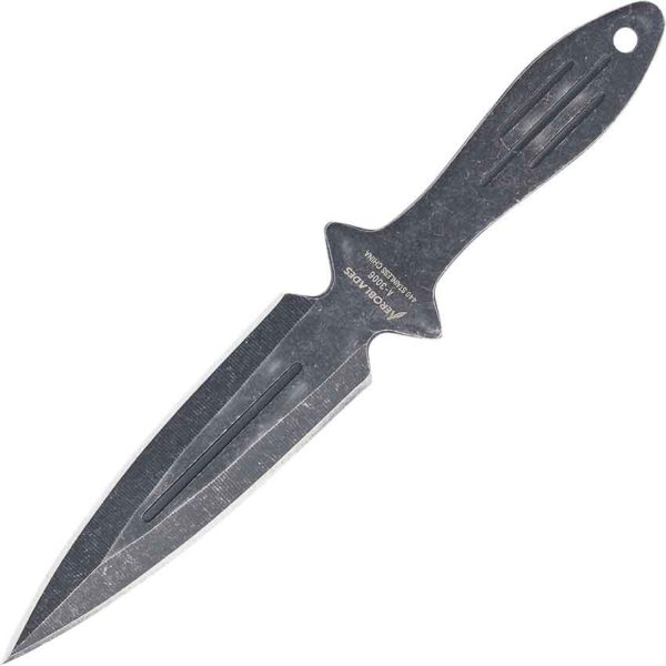 2 Piece Stonewashed Spearhead Throwing Knives