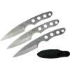 Set of 3 Paw Cluster Throwing Knives