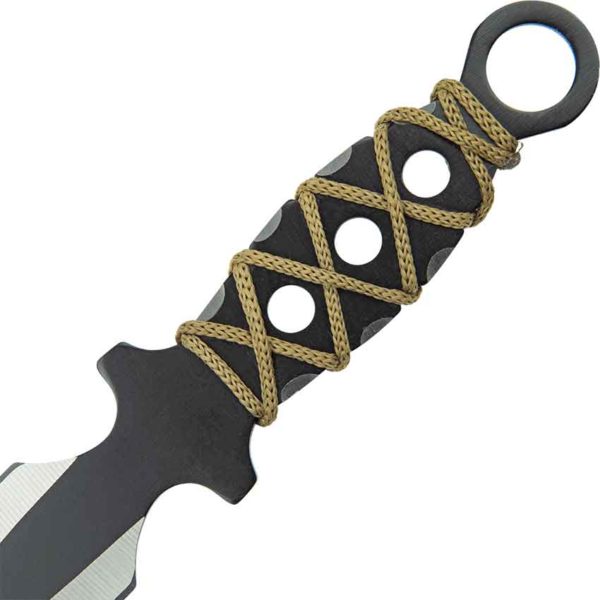 Set of 3 Cross-Wrapped Throwing Knives