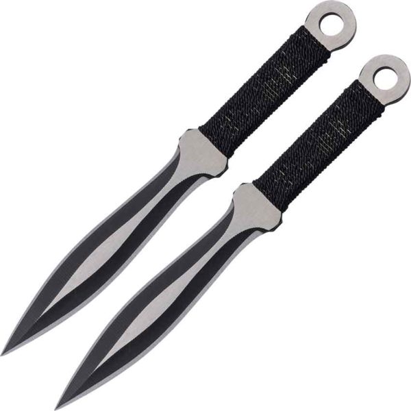 Set of 3 Leaf Blade Throwing Kunai - 6.5 Inches