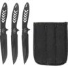 Set of 3 Hero Black Throwing Knives