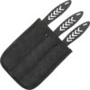 Set of 3 Hero Black Throwing Knives