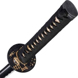 Phoenix Engraved Saya Katana