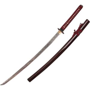 Red Wave Dragon Katana
