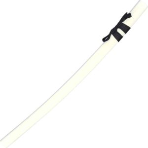 White Windburst Damascus Katana