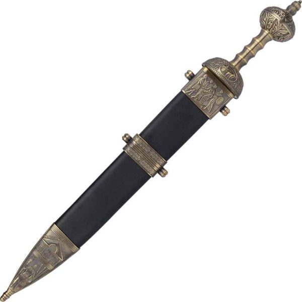 Roman Gladius Sword with Ornate Scabbard