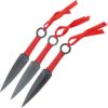 Red Tassel Maelstrom Throwing Kunai Trio