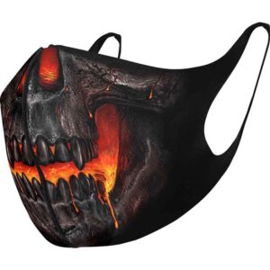 Lava Skull Face Mask