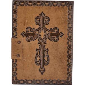 Medieval Cross Leather Diary