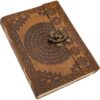 Medieval Floral Leather Diary