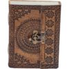 Medieval Floral Leather Diary