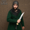 Blackened Butted Chainmail Coif