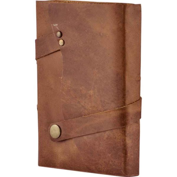 Leather Journal with Snap Closure