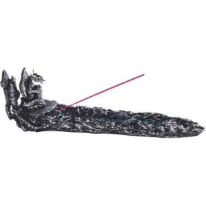 Silver Dragon and Castle Incense Burner