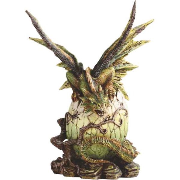 Hatching Forest Dragon Statue