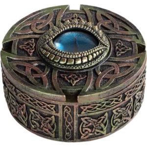 Celtic Knot Dragon Eye Trinket Box