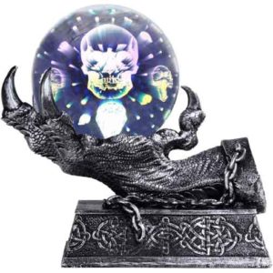 Dragon Claw with Skull Orb Statue