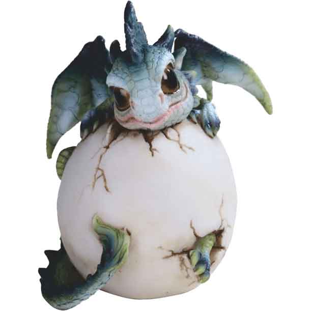 Grinning Dragon Hatchling Statue