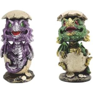 Purple and Green Hatching Dragon Duo