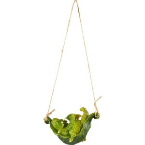 Baby Dragons on Hammock Ornament Duo
