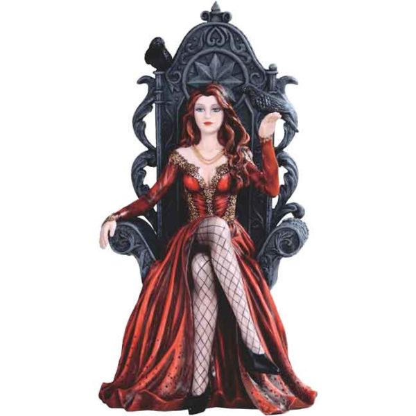 Red Witch in Throne Statue