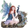 Peacock Fairy with Peacock Statue