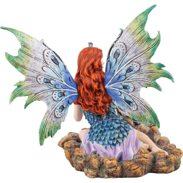 Peacock Fairy with Peacock Statue