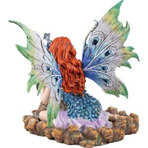 Peacock Fairy with Peacock Statue