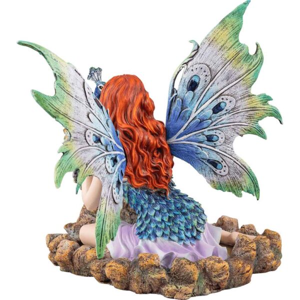 Peacock Fairy with Peacock Statue