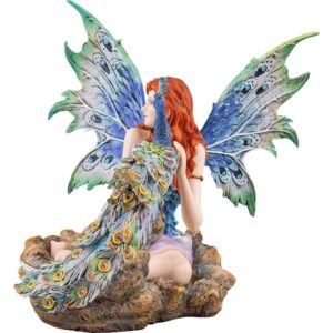 Peacock Fairy with Peacock Statue