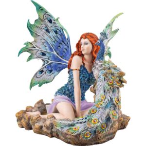 Peacock Fairy with Peacock Statue