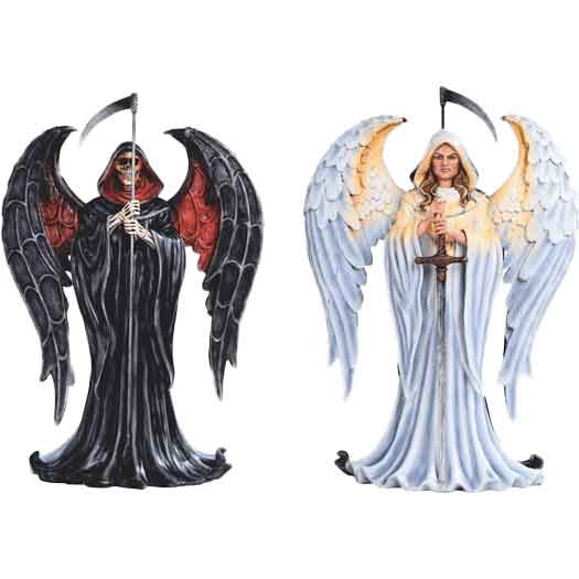 Angel and Grim Reaper Statue