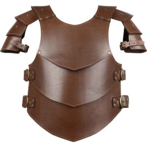 Knightly Leather Armour with Pauldrons