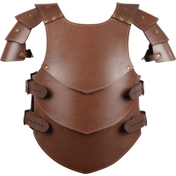 Knightly Leather Armour with Pauldrons