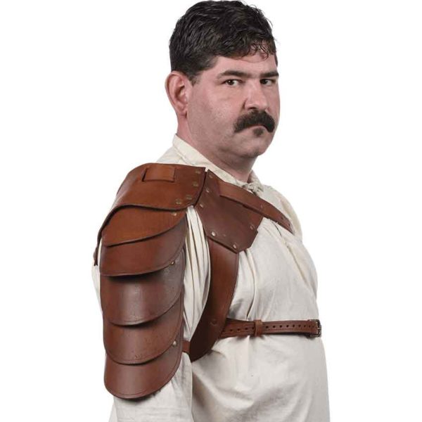 Leather Spartan Pauldron