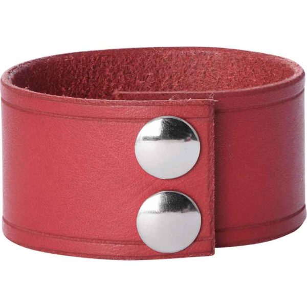 Leather Wrist Cuffs with Celtic Shield