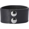 Leather Wrist Cuffs with Skull and Crossbones