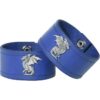 Leather Wrist Cuffs with Winged Dragons