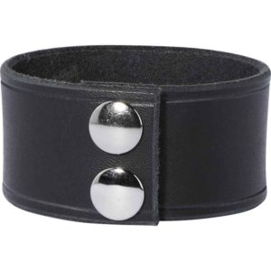 Leather Wrist Cuffs with Double Axes