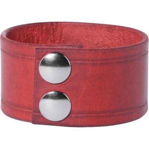 Leather Wrist Cuffs with Double Axes