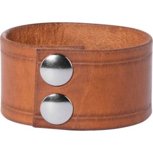 Leather Wrist Cuffs with Double Axes