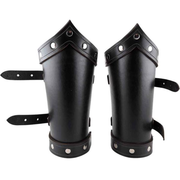 Warrior Hero Leather Bracers