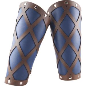 Lattice Leather Arm Bracers