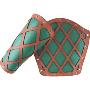 Lattice Leather Arm Bracers